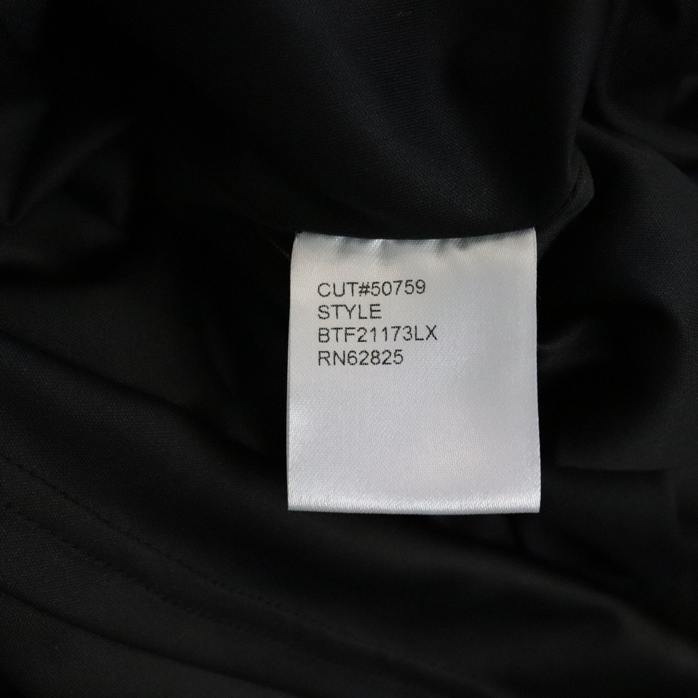 NWT Tadashi Shoji Marshal Crepe & Lace Gown Black BTF21173LX 6 - Picture 12 of 12